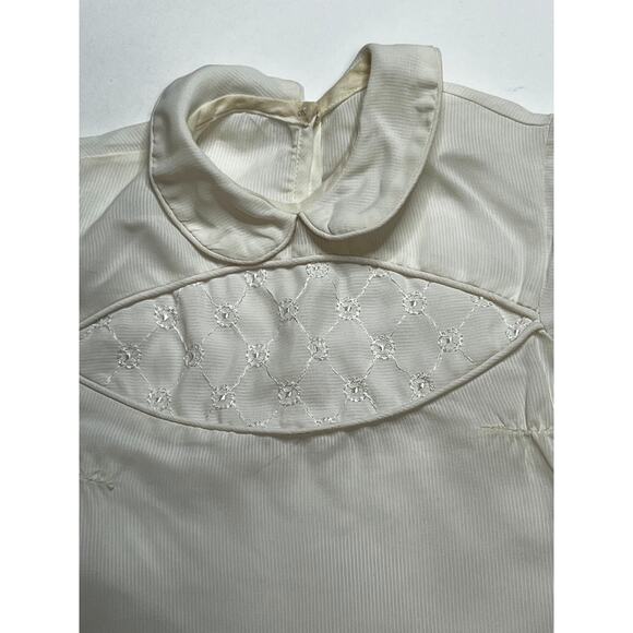 VTG Unisex Polyester Light Weight Snap Crotch Circa 1950's One Piece Romper - Picture 2 of 3